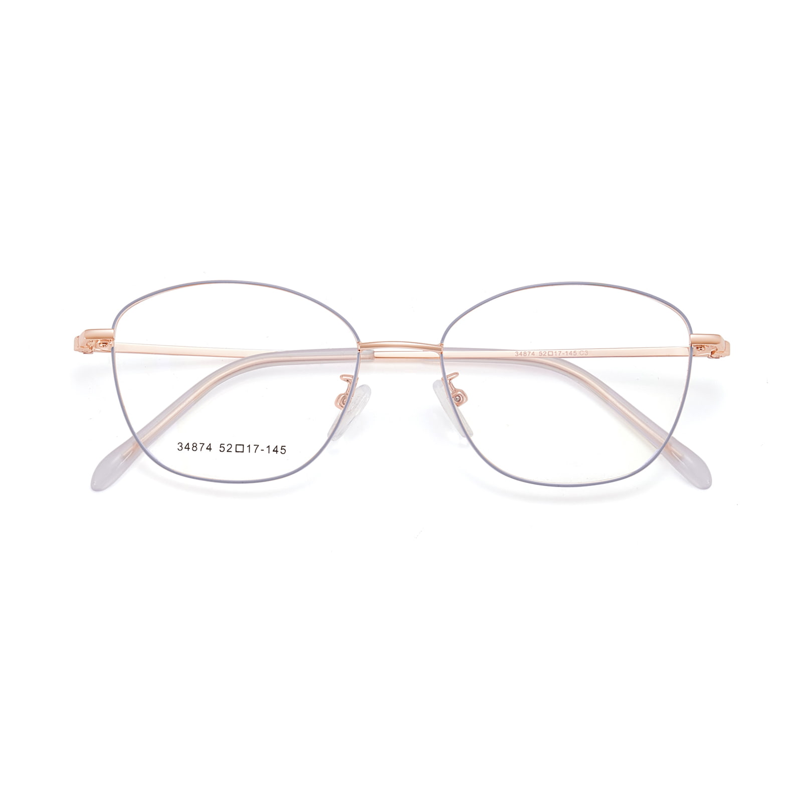34874 Retro tynde stel af legeret briller