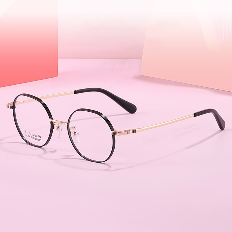 34286 Casual polygonale legeringsbriller