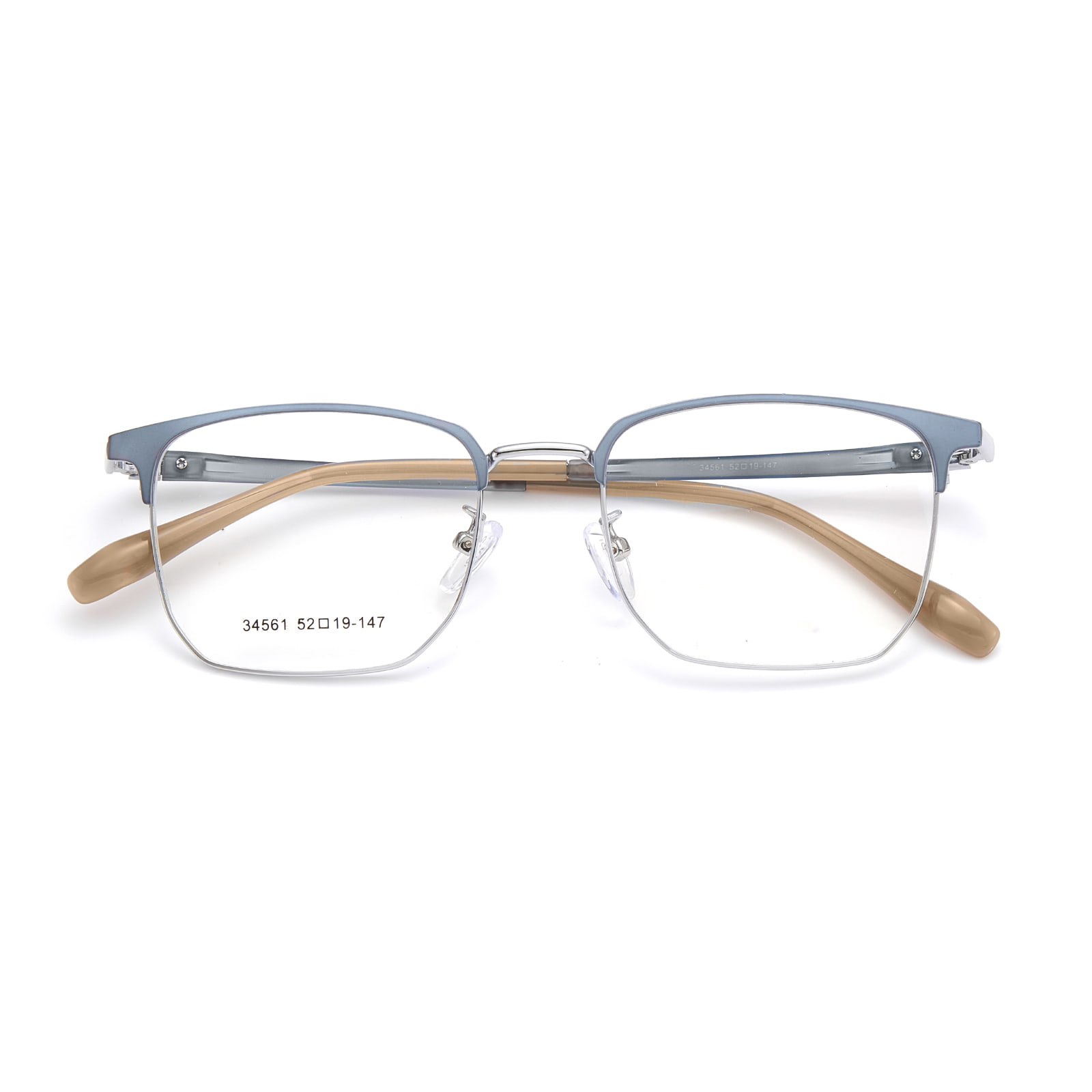 34561 Business Gentleman Silikone Temple Alloy Briller