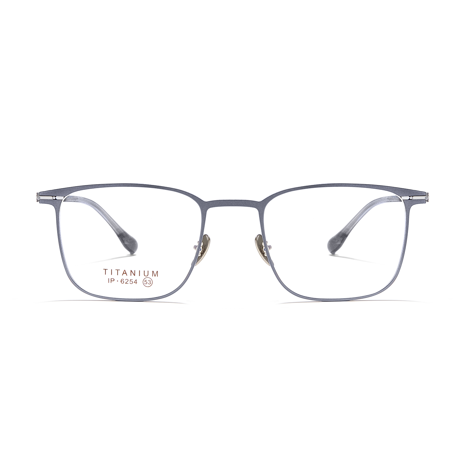 6254 Sømløse holdbare Pure Titanium-briller