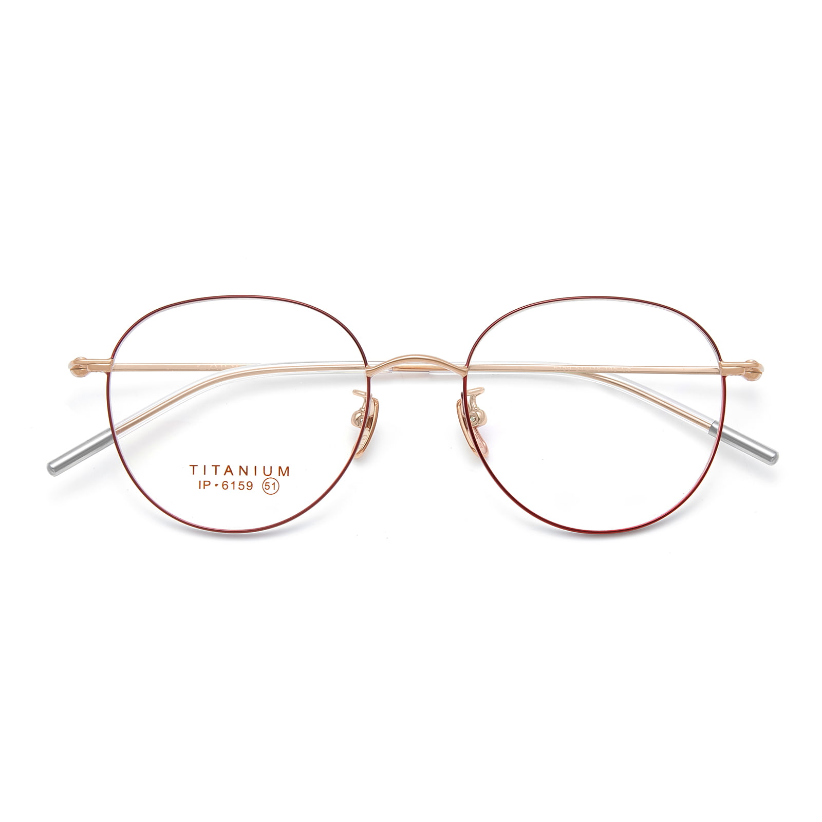 6159 ovale fine titanium briller