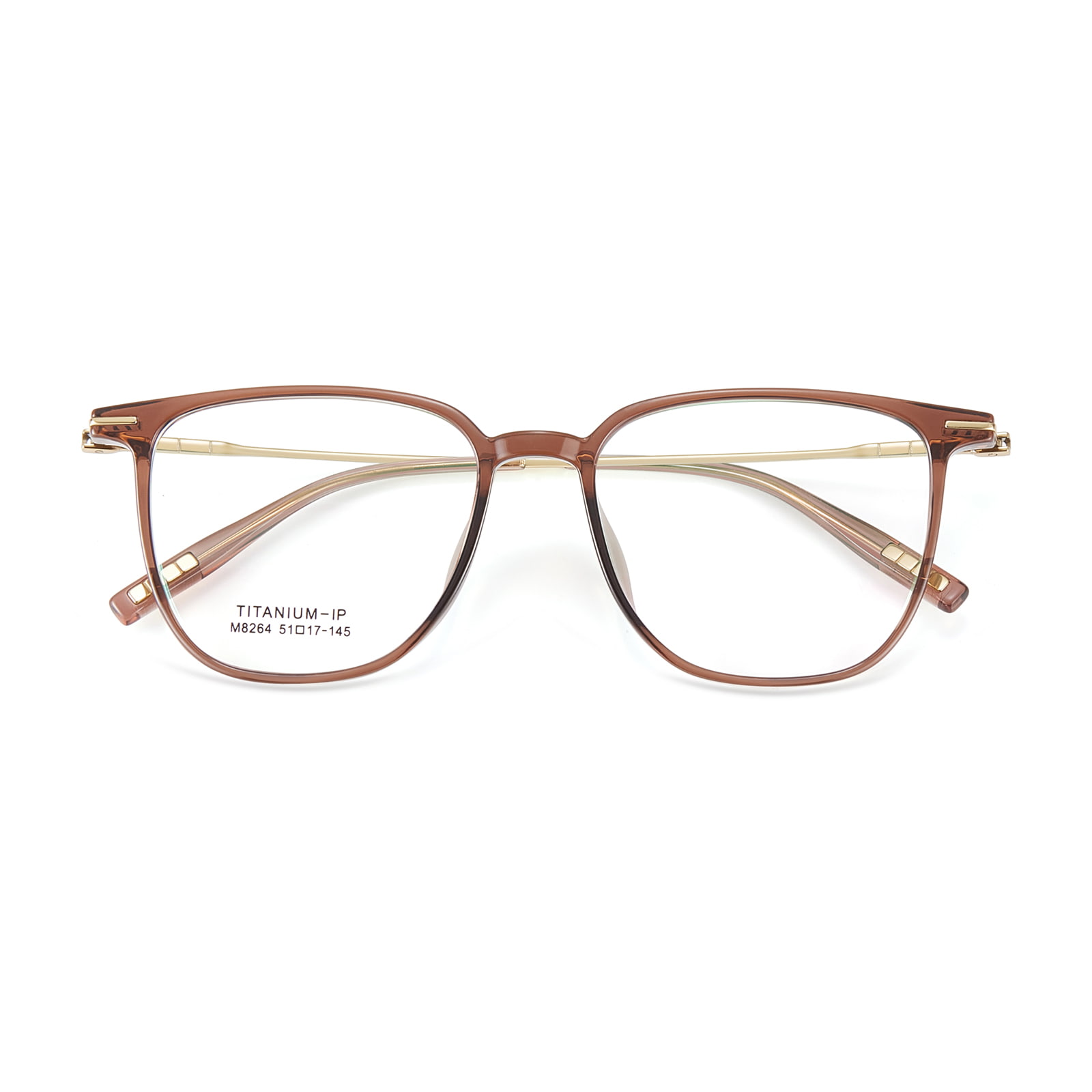 M8264 lette og holdbare bambus β titanbrille