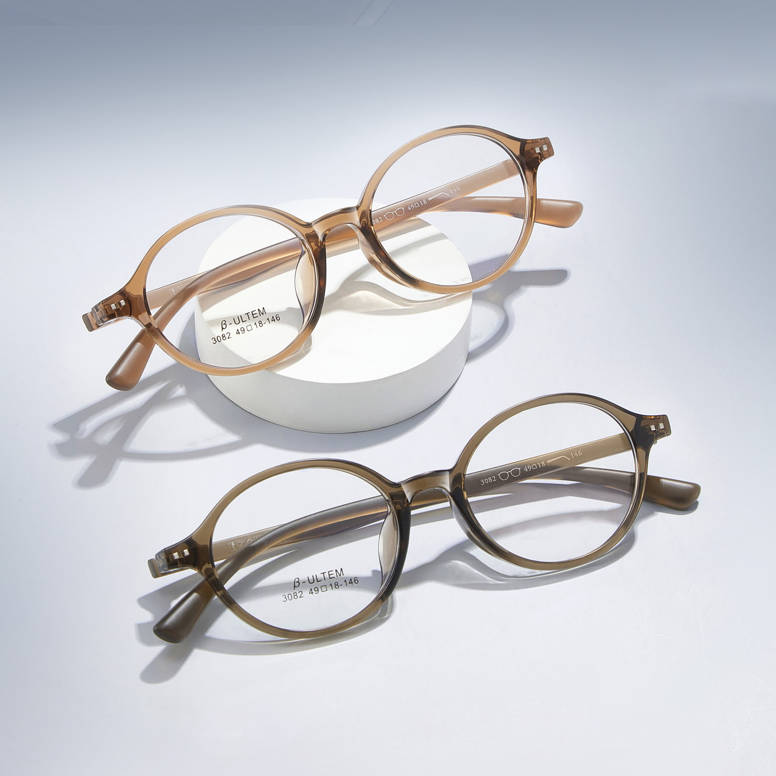 3082 Oval stel Stress-fri TR90 briller