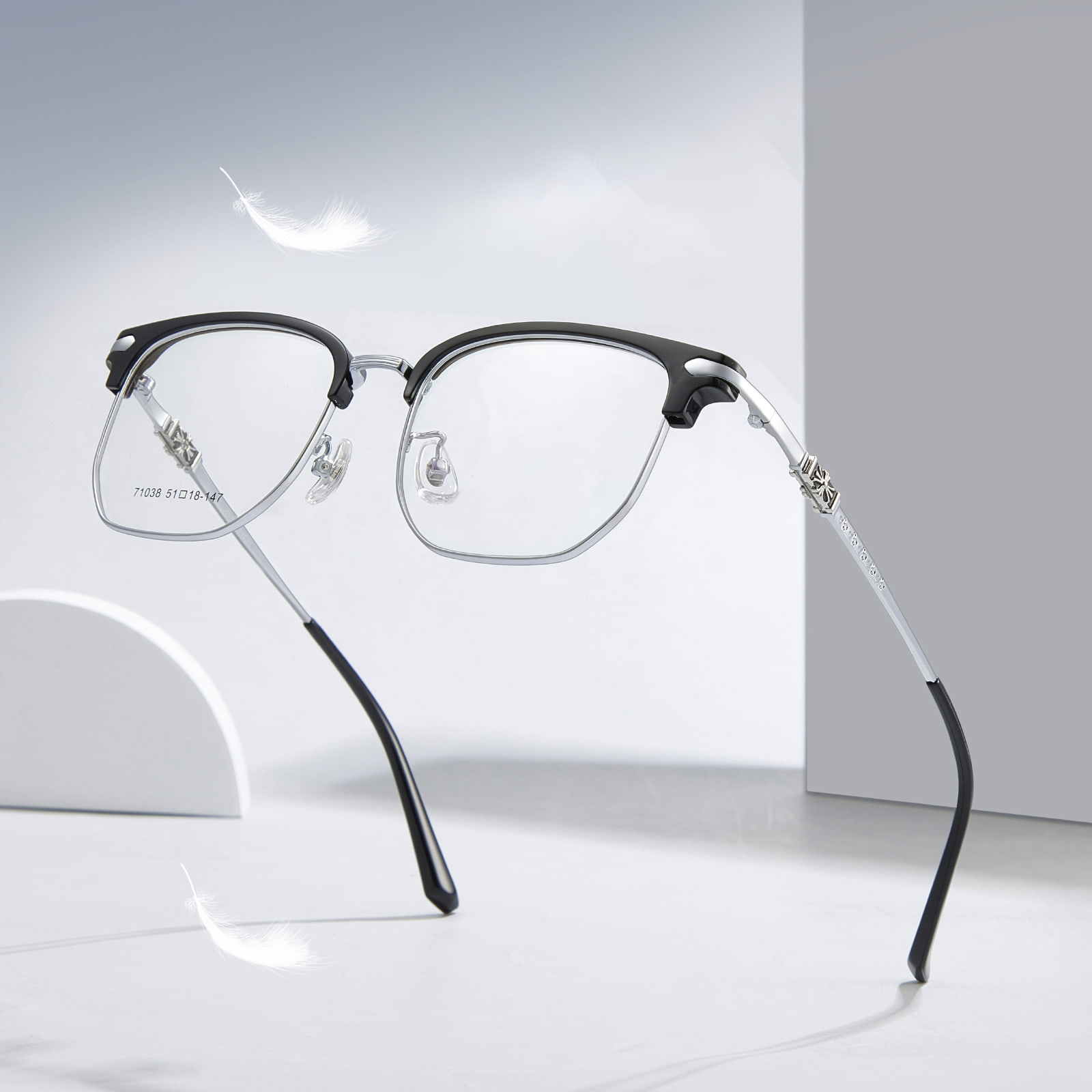 71038 Casual Anti-Eye Fatigue Legering briller