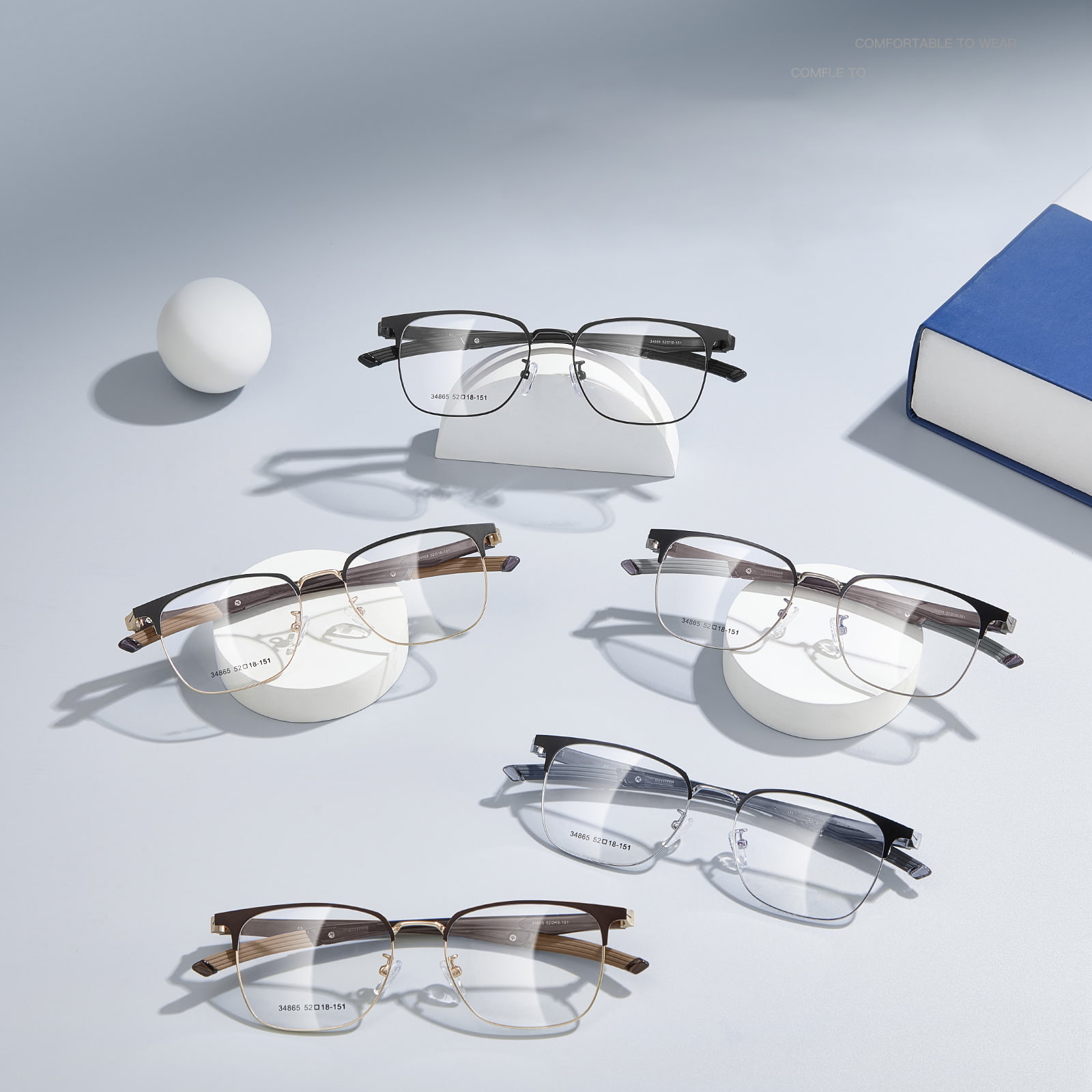 34865 Sportsbrille i letvægtslegering