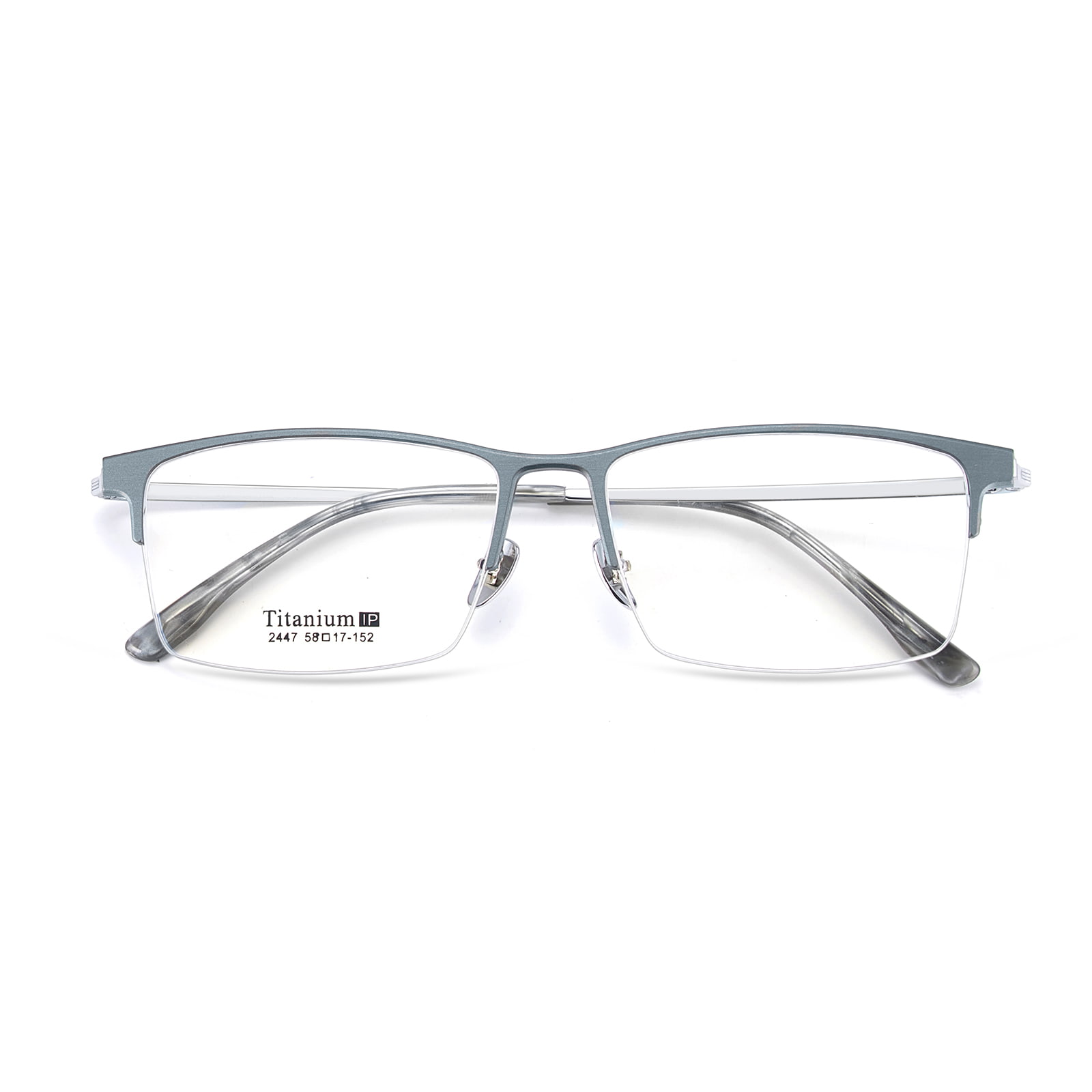 2447 Computer Office Store Halvramme Aluminium Magnesium Briller
