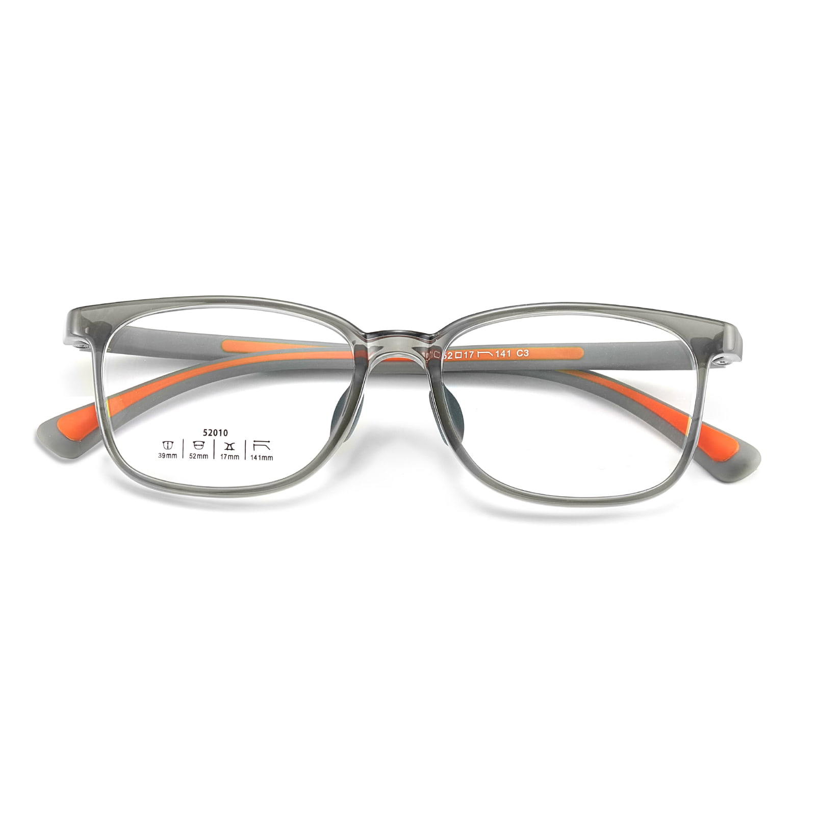 52010 Two-Tone TR Frame Aftagelig blød silikone næsepuder Briller