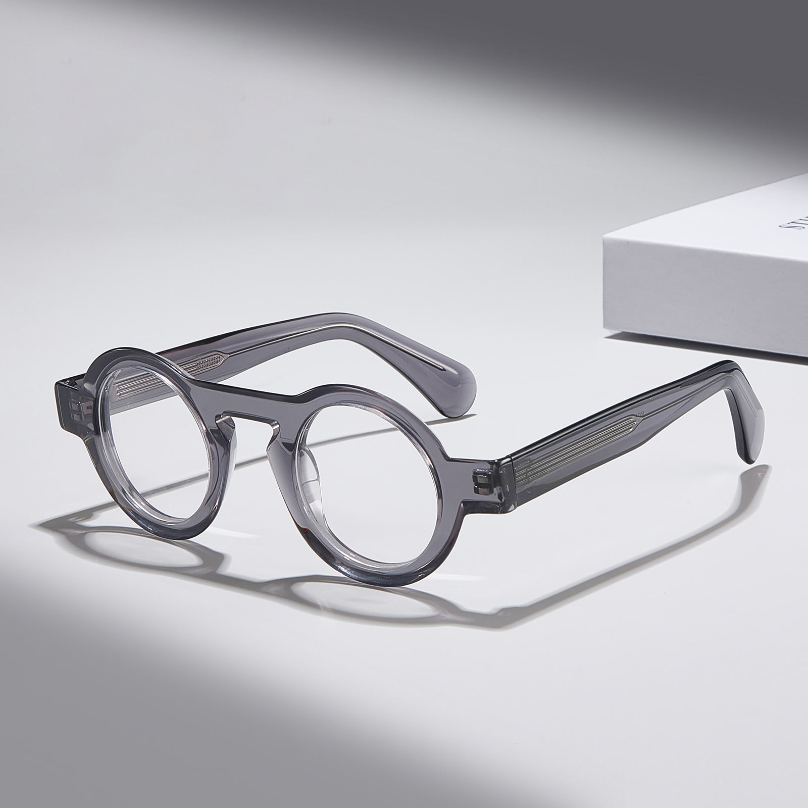 RD29001 Rock Small Rund Stel Acetat-briller