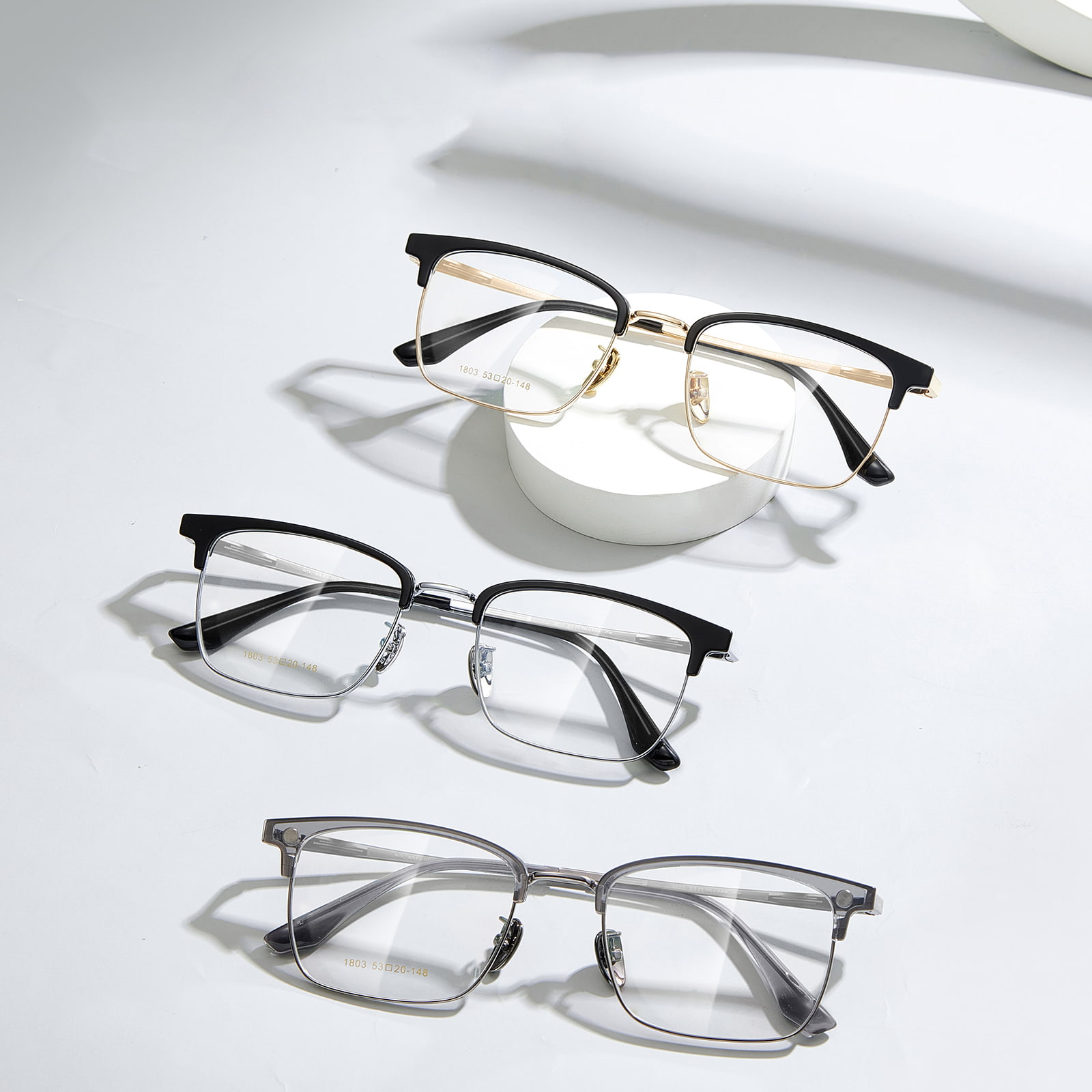 1803 Driving Myopia Solbriller Stærk 3-i-1 magnetisk sæt