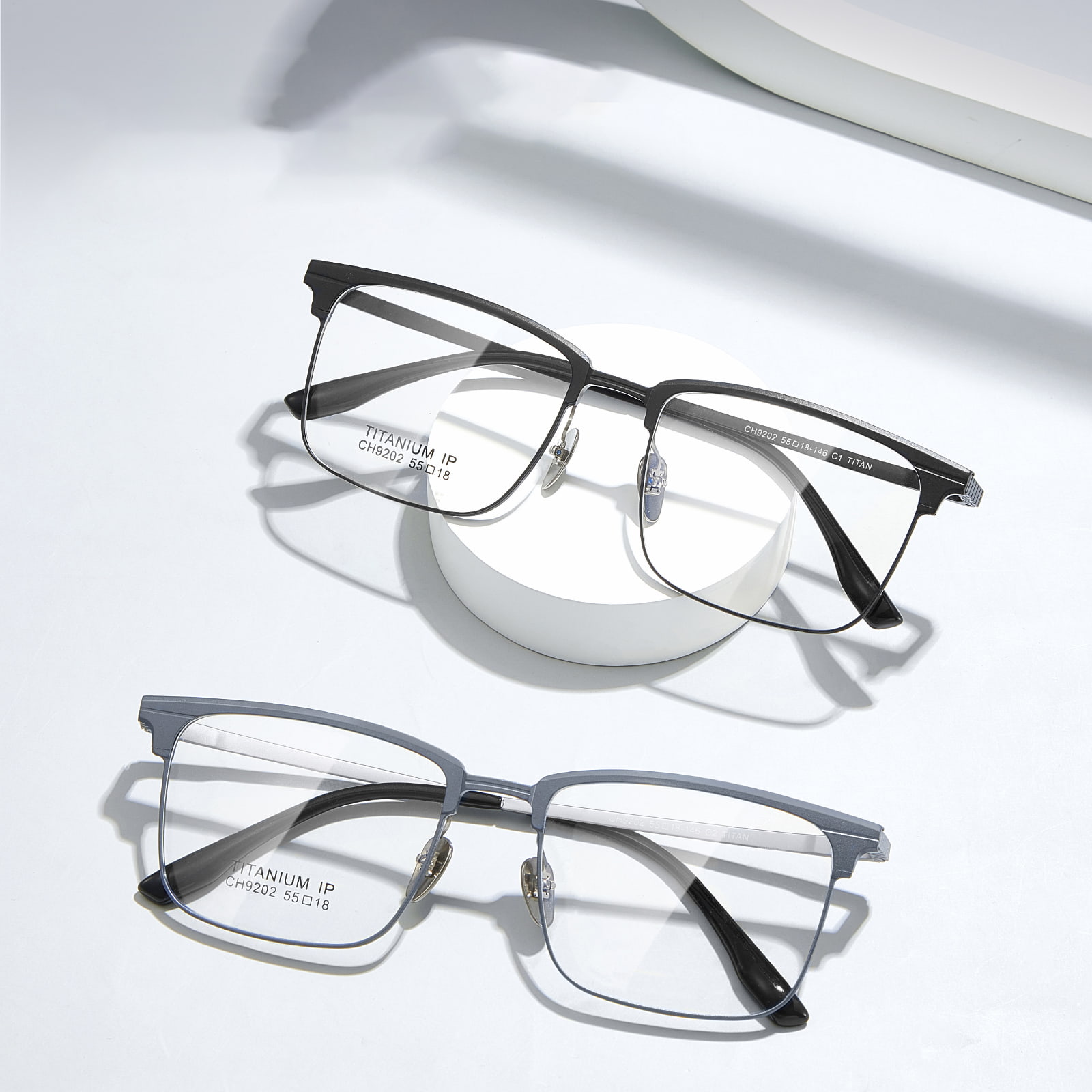 CH9202 Fint udskårne One-Piece Myopia Tre-I-One magnetiske solbriller