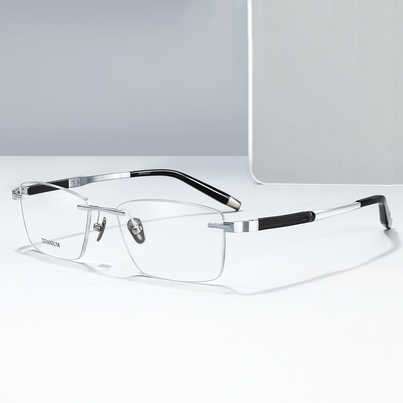 9058 Rammeløse Anti-Break Edge Pure Titanium briller