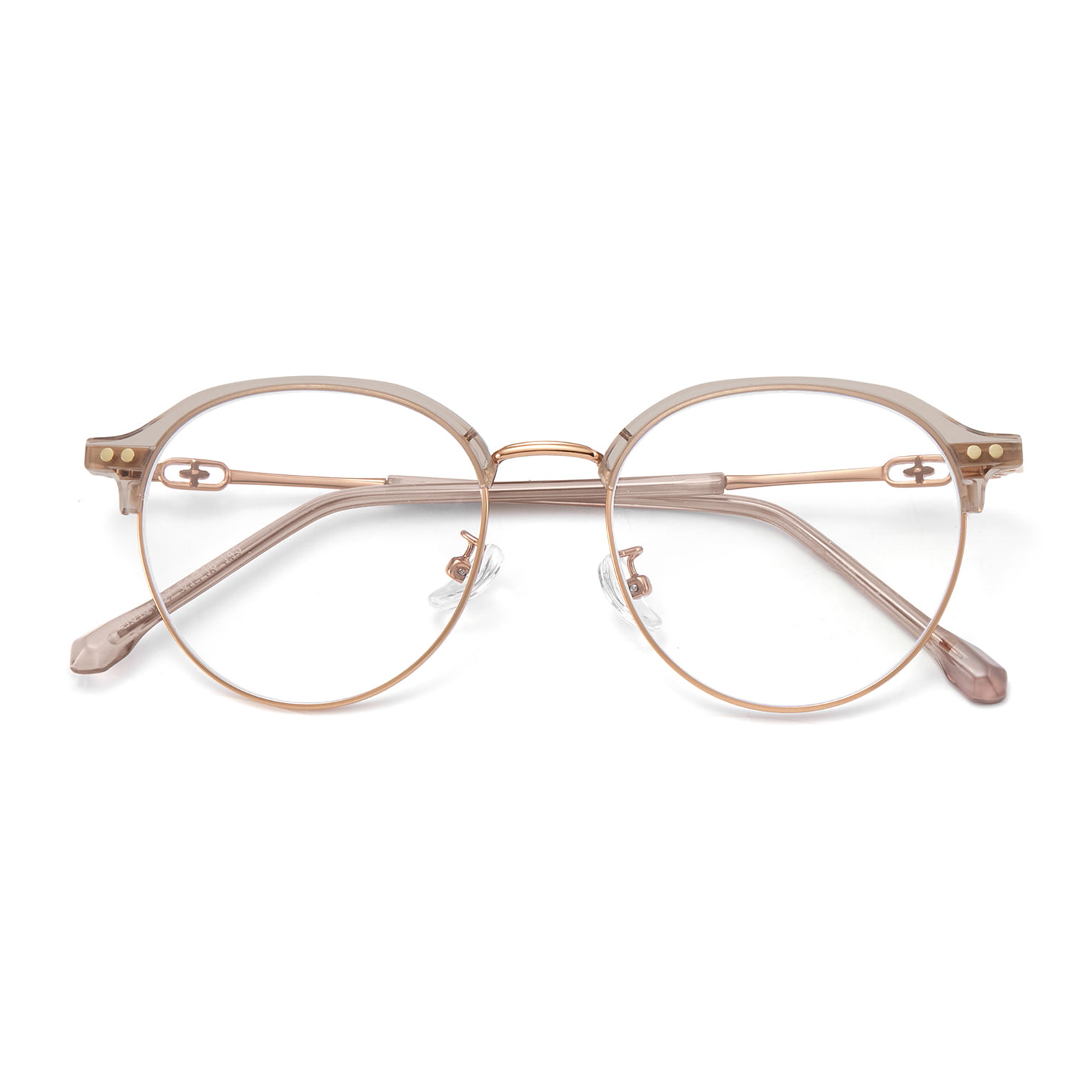 210131 Rundt stel Cross Casting Blue Light Blocking Glass